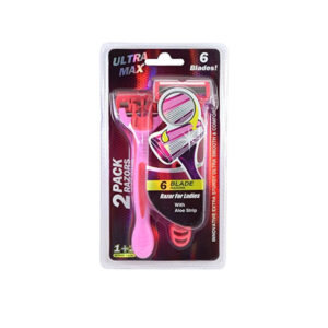 Ultra Max Razor 6 Blade (Women’s) – 2 Pack (2 Units)